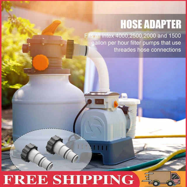 Adapter A/B f? Intex Pool, wasserdichtes 1,25 Zoll auf-1,5-Zoll Schlauch Schnell