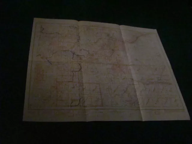 Original Index to Topographic Mapping in COLORADO june 1955 aprox 22 x 26"