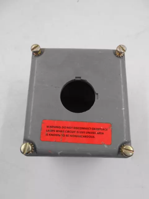 Square D 9001KYK110 Control Station Enclosure Only Type KY-1 Series A