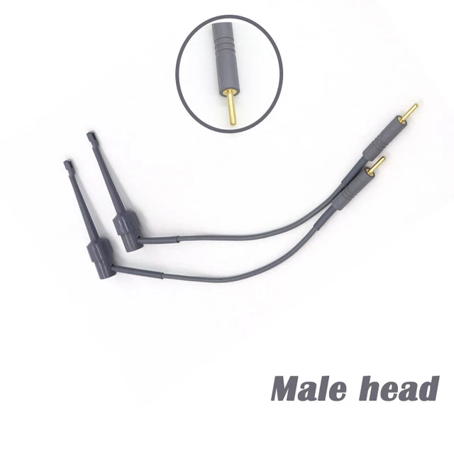 Male Dental Apex Locator File Holder File Holder Clips Fits Woodpecker 2Sets/4Pc