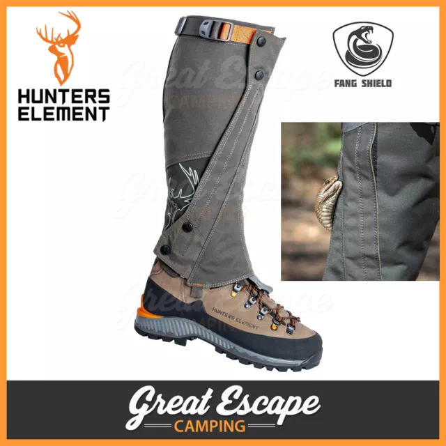 Hunters Element Venom Gaiter V2 Slate XXL - Fang Shield Snake Gaiters