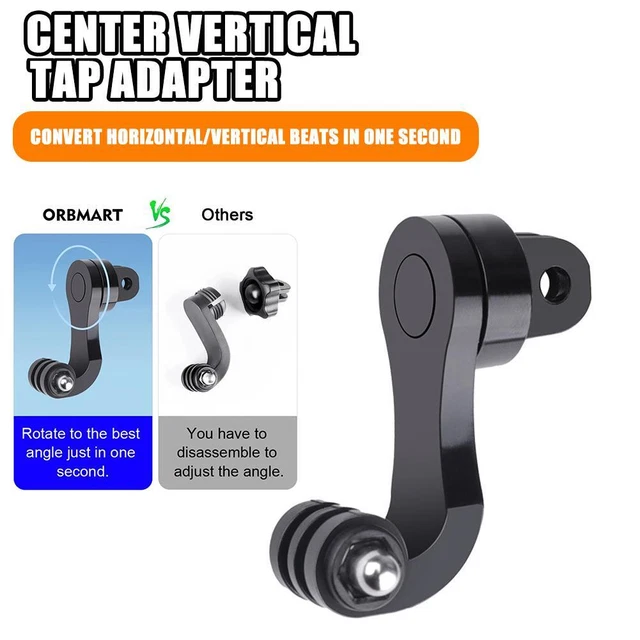 Universal Action Camera Vertical Bracket Adapter For Go-pro 11 Camera-Mount B4H1