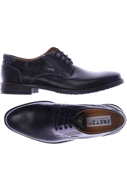 FRETZ MEN scarpe basse uomo slipper scarpe robuste taglia EU 40 pelle nera #mnw1jex