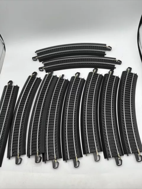 10 pc BACHMANN N SCALE EZ SNAP Track 9 CURVED, 1 STRAIGHT