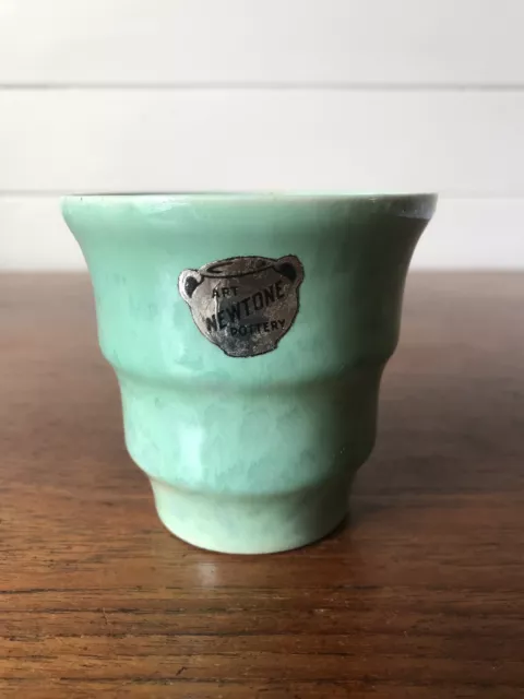 Vintage Art Newtone Australian Pottery Vase Art Deco Sticker Attached