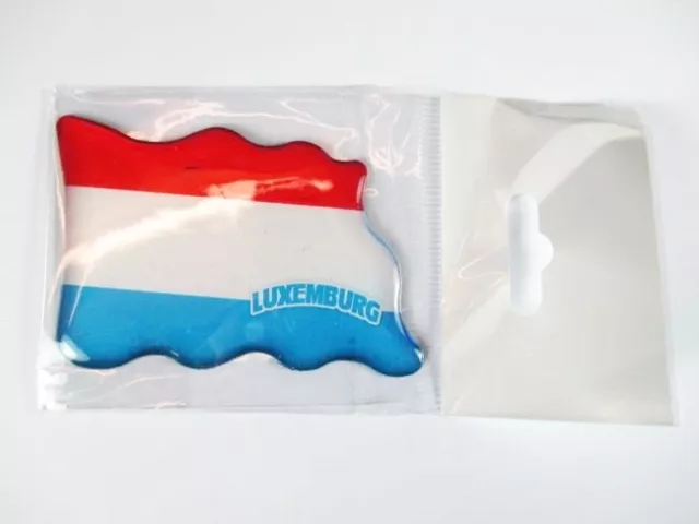 Luxemburgo Imán Bandera Países Diseño De Epoxy Viajes Recuerdo 2