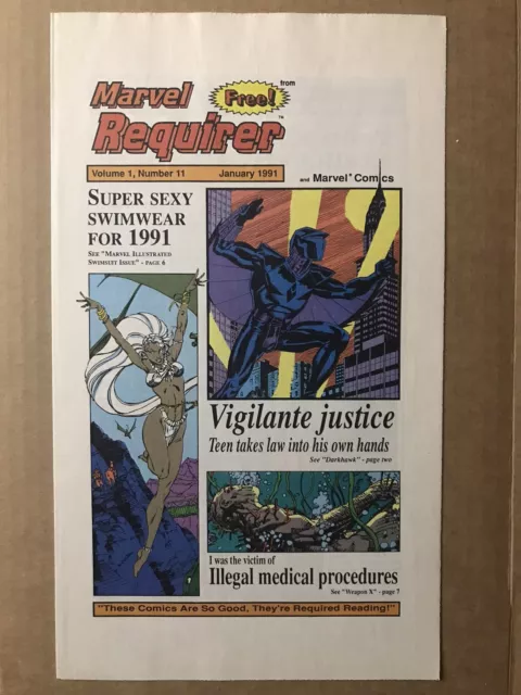 Marvel Requirer #11 1990 1991 1st Appearance of Darkhawk in Print   NM Condition