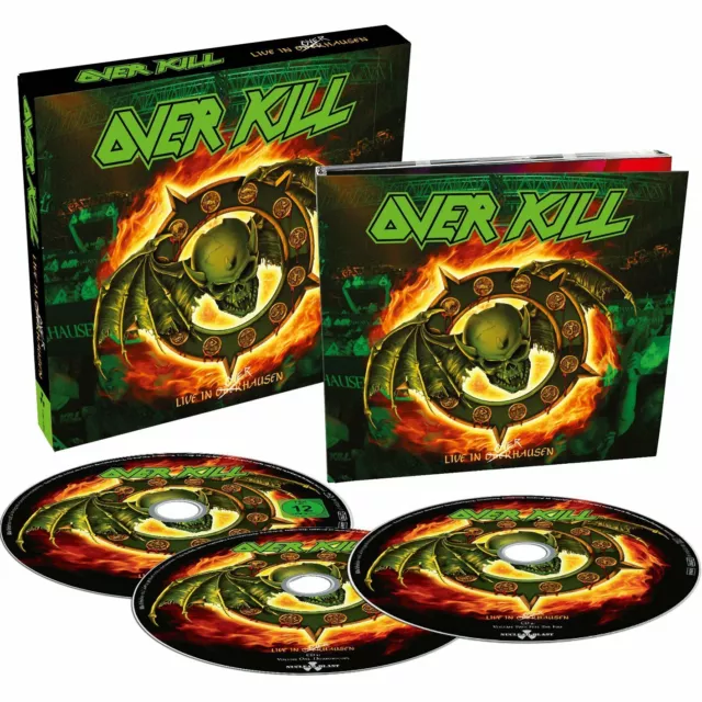 Overkill - Live In Overhausen Digipak 2 Cd+Dvd Neu