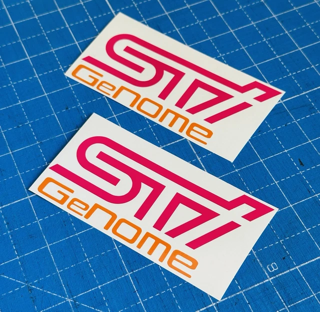Genuine Subaru STI Door Sticker – 93063FE030, Fits 2004-2007 Impreza WRX STi
