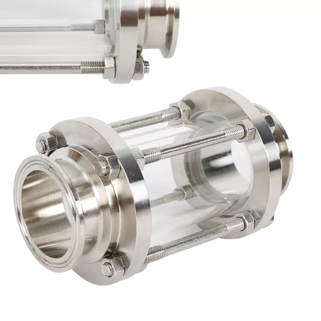 2" Flow Sanitary Sight Glass 304 Stainless Steel Tri Clamp Sanitary Sight Glass