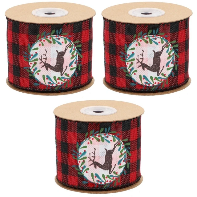 3 rollen von Schneeflocke Band Weihnachten Grosgrain-Band