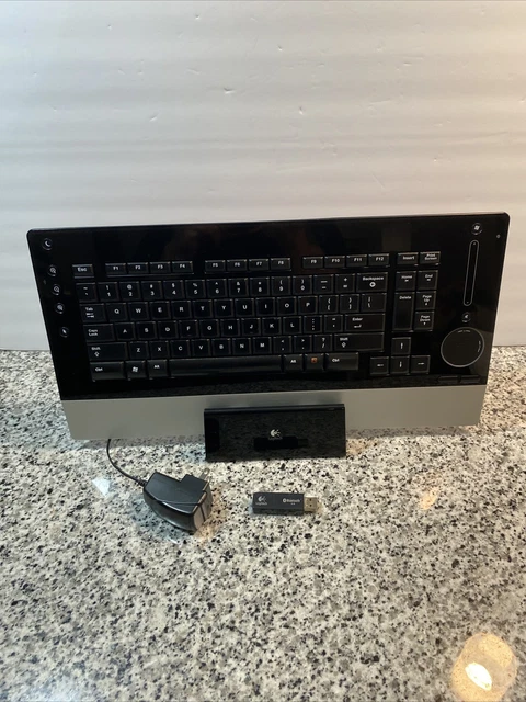 Logitech diNovo Edge Wireless Bluetooth Keyboard w/ Stand (w/ Adapter) - TESTED
