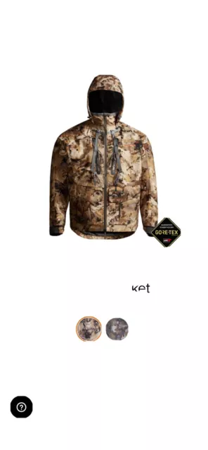 Sitka Hudson Jacket  - Medium - Marsh;  Gore Tex, Full Hood; Excellent!