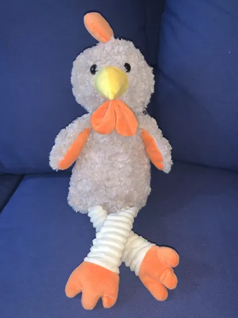 Chicken Chick Plush 17” Stuffed Animal Soft Swirly Fur Easter Toy NWT