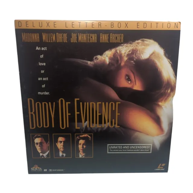 Body Of Evidence Laserdisc Letter-Box Edition LD Madonna Not A DVD