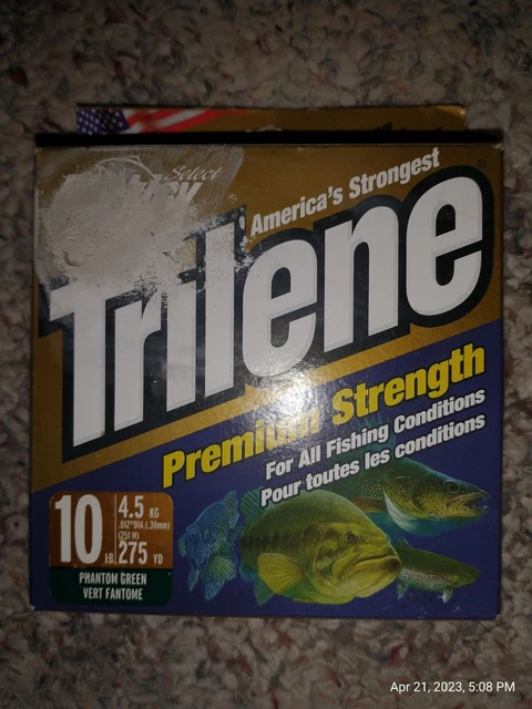 Berkley Trilene Premium Strength Phantom Green Fishing Line 275 Yds 10 lb Test