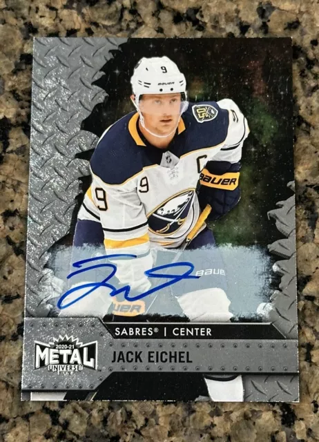 2020-21 Upper Deck Skybox Metal Universe #9 Auto Jack Eichel Autograph Sp