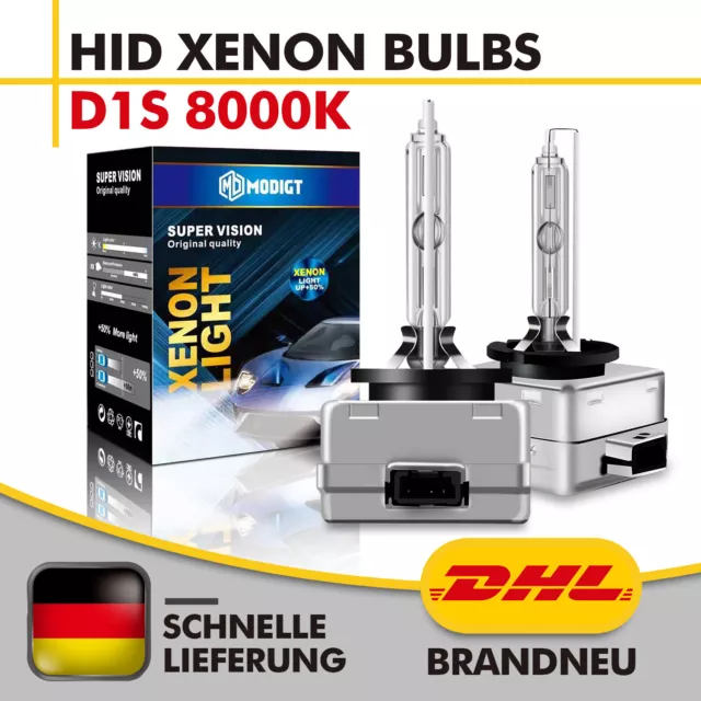 2x D1S XENON Brenner 8000K für Mercedes C-Klasse W201 W202 W203 W204 W205 W206