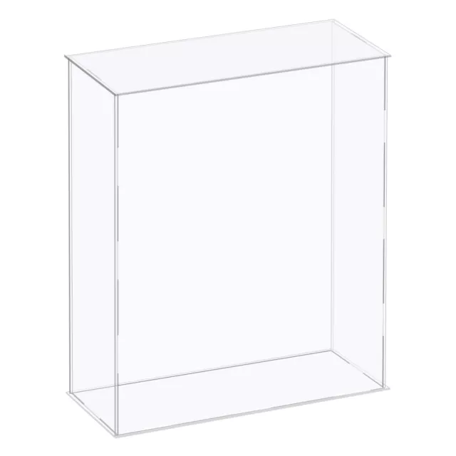 Acrílico Exhibición Estuche Plástico Almacenamiento Caja Transparente 26x11x36cm