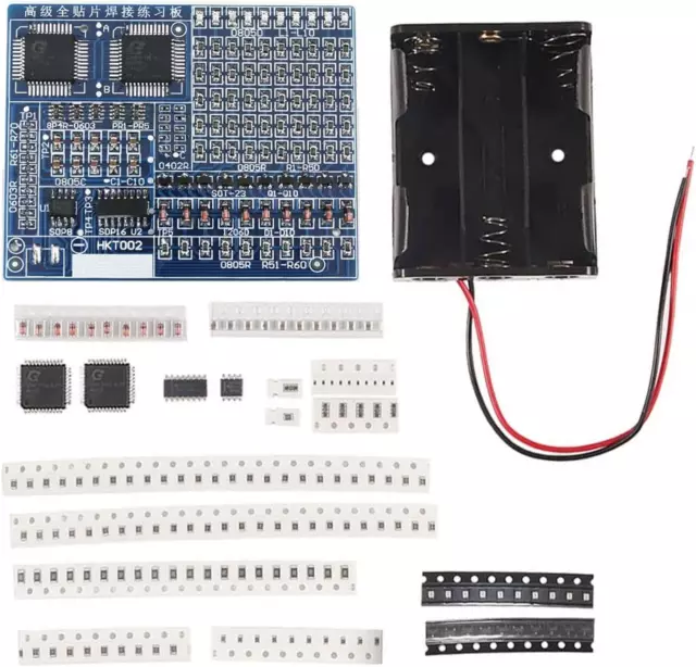 SMD/SMT Components Soldering Practice Board Electronic Project Kits DIY Solderin