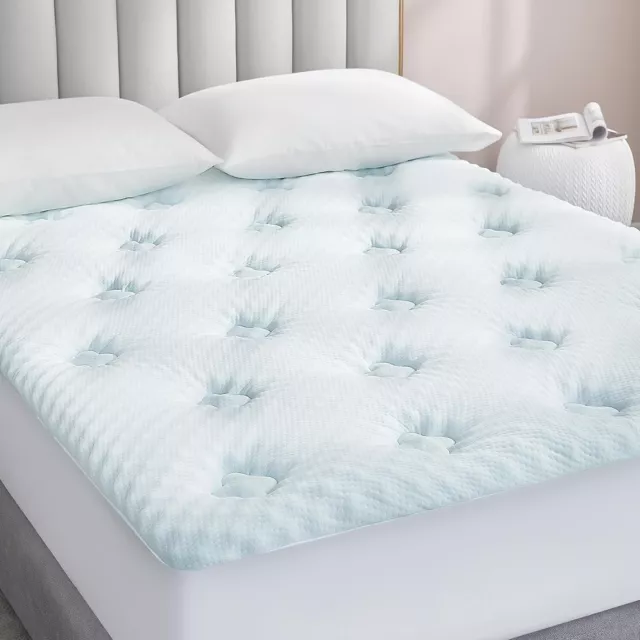 Memory Foam Topper 140X200Cm Boxspringbett Gel Matratzentopper 140X200Cm NEW