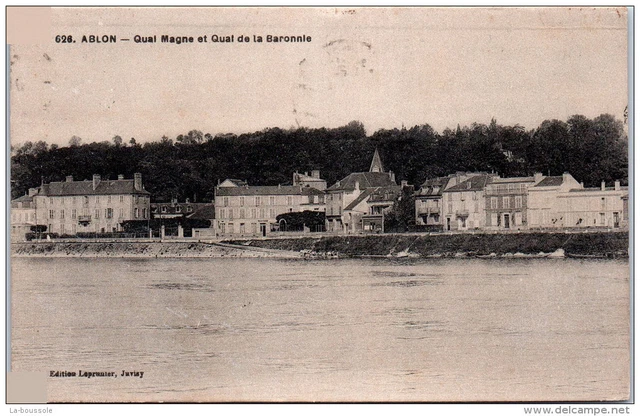 94 ABLON - quai magne et quai de la Baronnie.