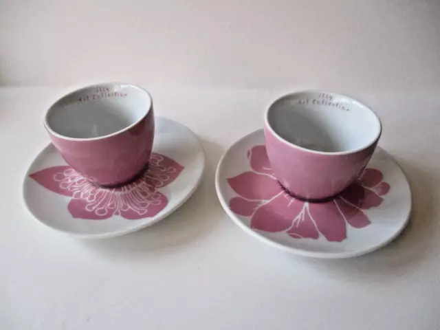 Illy art collection 2006 Rosenthal Michael Lin coppia tazzine espresso + piatto