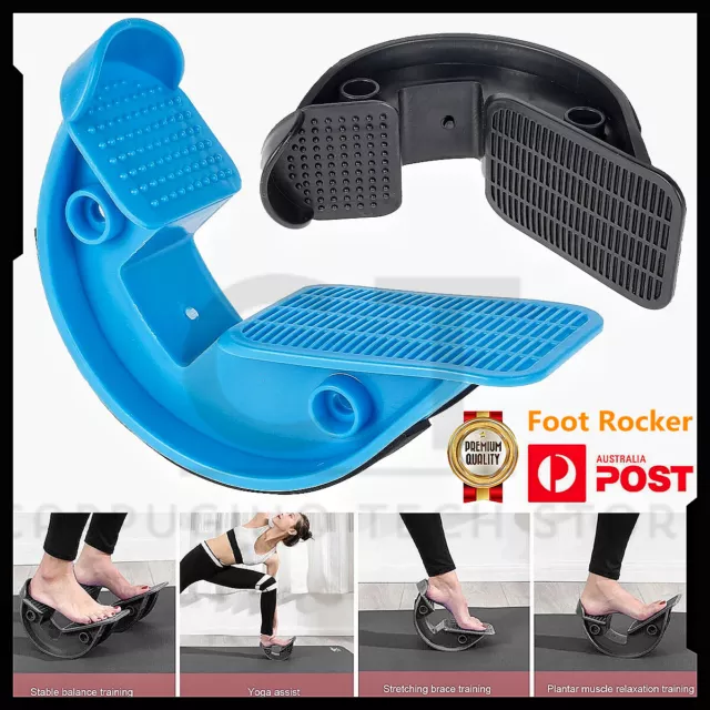 Calf Massage Plantar Foot Rocker Stretch Board Ankle Pedal Stretcher Calf Pain