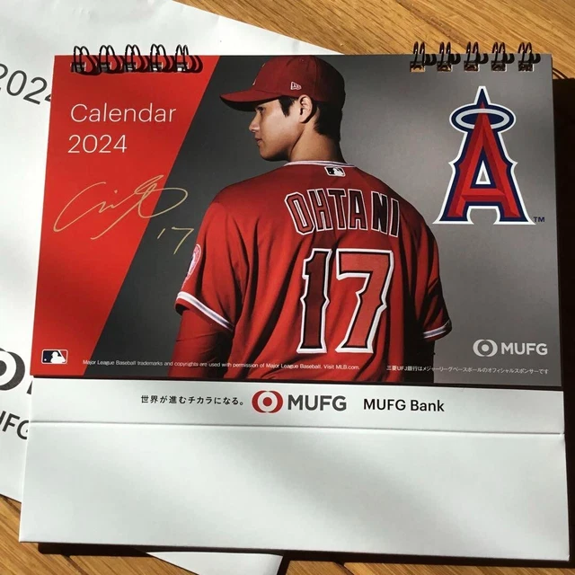 ANGELS SHOHEI OHTANI 2024 Desktop Calendar Japan 49.00 PicClick