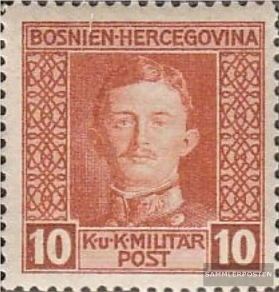 österr.-bosnie-herzeg. 127A neuf avec gomme originale 1917 karl I.