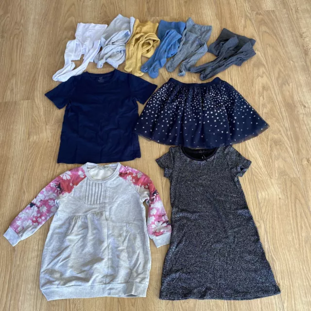 girls clothes bundle 6-7 years Dress Skirt Sweatshirts T-shirt Next Preen H&M