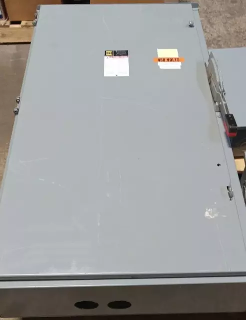 Square D Hu365R 400 Amp Safety Switch Disconnect 3R 3 Pole Non-Fused 600V Ac/Dc Square D Hu365R 400 Amp Safety Switch Disconnect 3R 3 Pole Non-Fused 600V Ac/Dc
