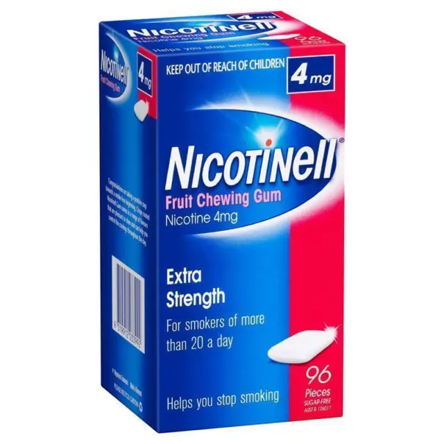 Nicotinell Chewing Gum 4mg Fruit 96
