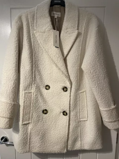 M&S Per Una 💞 Cream Boucle Jacket Size 22