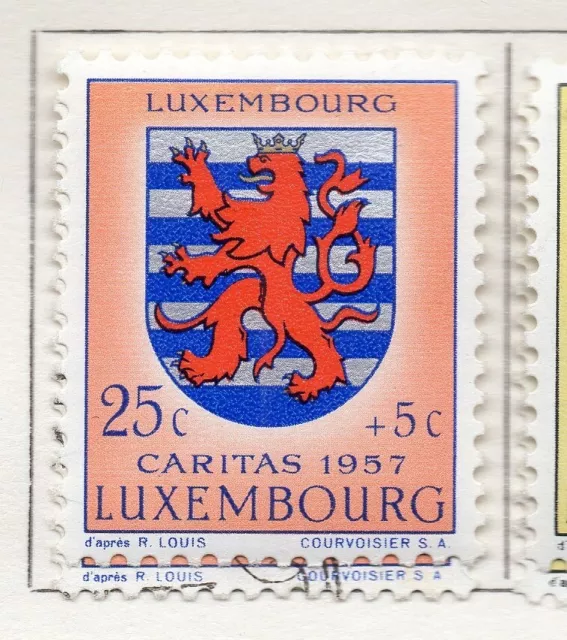 Luxembourg 1957 Early Issue Fine Mint Hinged 25c. NW-97258