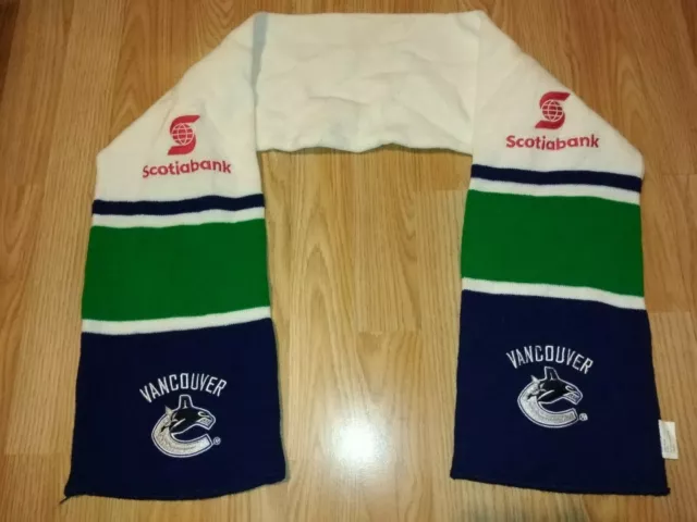 Vancouver Canucks Ish Ice Hockey Retro Bar Scarf Bufanda Sciarpa