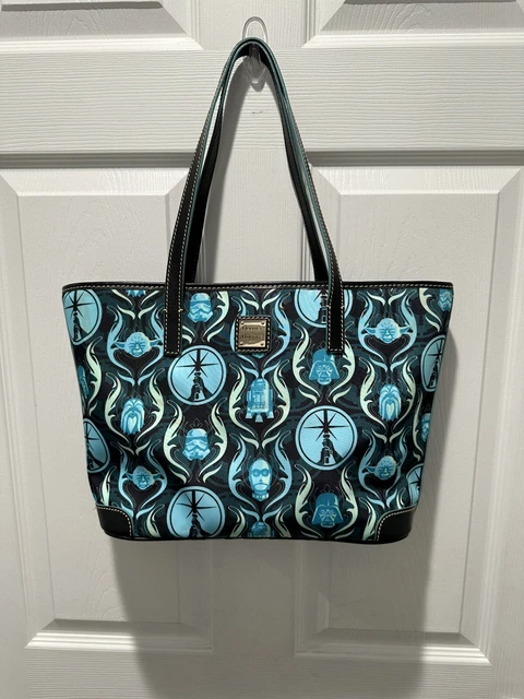 Disney Dooney & Bourke 2015 Star Wars Disney Cruise Line Blue Nylon Shopper Tote