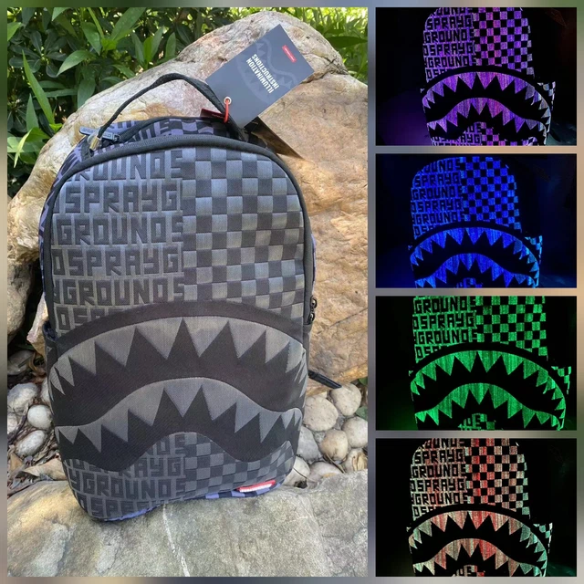 SPRAYGROUND LED BACKPACK Fiber Optic Light Show Glow In The Dark