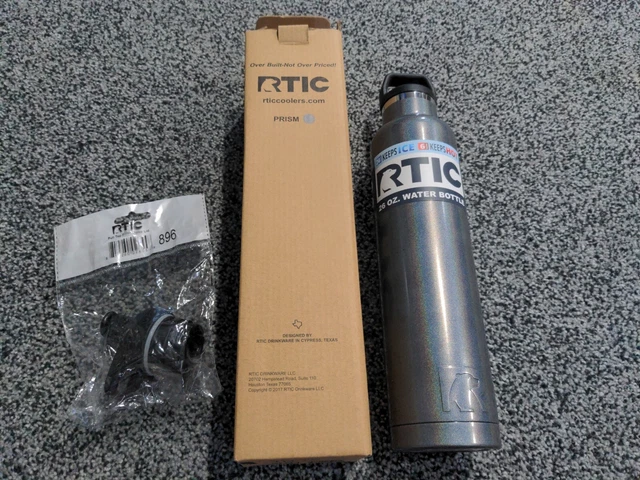 NEW RTIC 26oz Water Bottle Prism Stainless Steel Vacuum Insulated + Pull Top Lid