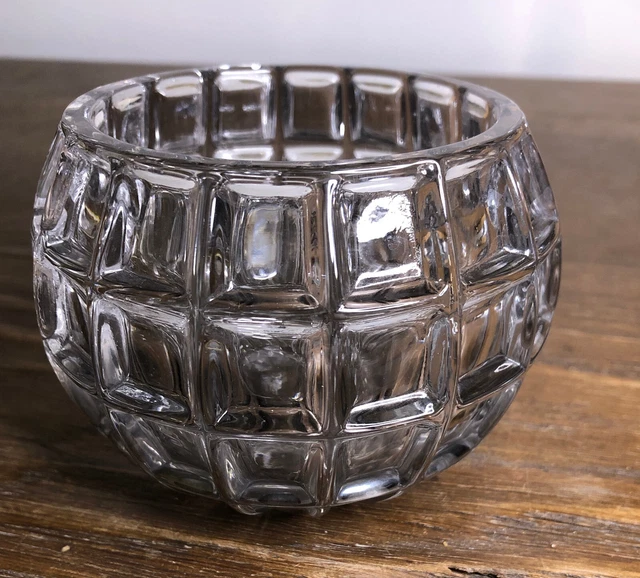 Bougeoir photophore en cristal de Baccarat - Label Emmaüs