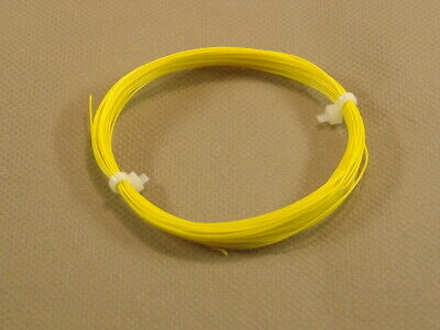 20 feet 30 AWG solid Mil Spec Silver Plated PTFE Teflon Wire yellow Thin wall