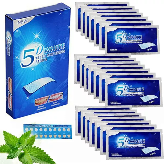 56 Bande Blanchiment Dentaire 5d White Bandes Blanchissantes DDents Professionn