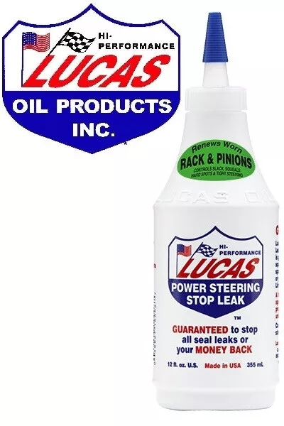 Lucas Oil Power Steering Fluid With Stop Leak Stops All Seal Leaks. 355ml.