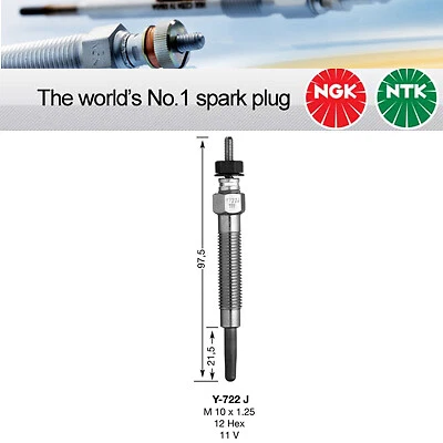 6x NGK spina luminosa Y-722JS (9974)