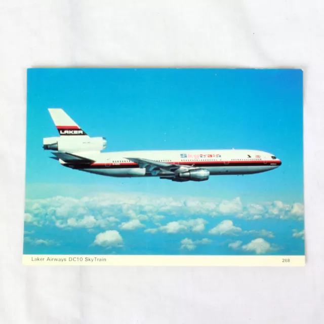Laker Airways - DC10 - Avion Carte Postale - Haut Qualité