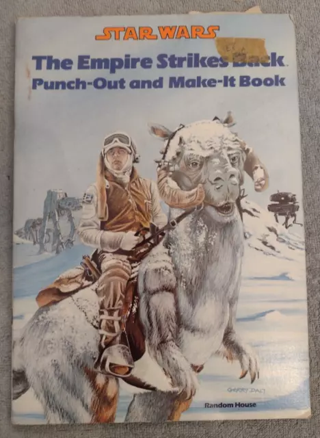 Star Wars Empire Strikes Back Punch-Out and Make-It Book/Random House/1980