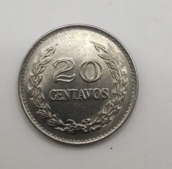 1970 Colombia Circulated 10 Centavos Simon Bolivar Coin