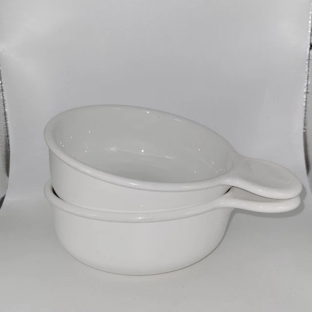 Pair of Corning Ware ~ P-150-B ~ 550ml ~ Handle bowls– no lid