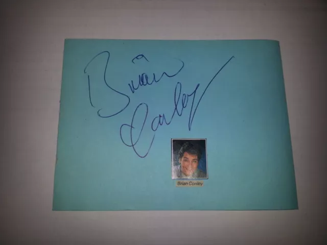 BRIAN CONLEY signed/autograph - COMEDIAN / PRESENTER