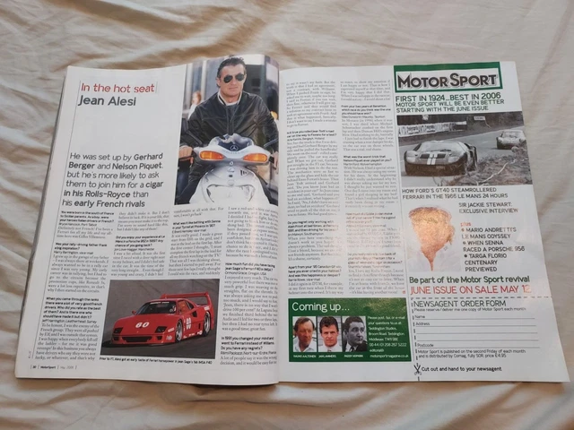 MOTOR SPORT MAGAZINE May 2006 Aussie Rules F1 Classic Cars Racing ...
